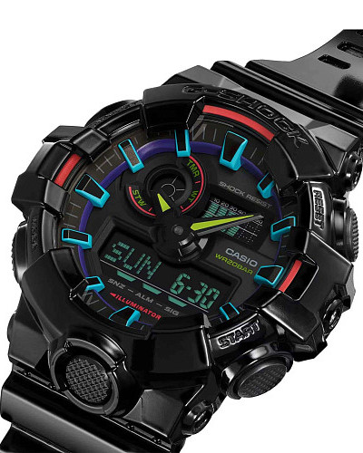 Casio G-Shock GA-700RGB-1ADR (GA-700RGB-1a)